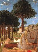 Piero della Francesca The Penance of St.Jerome painting